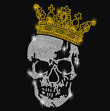 XL Strassteine Totenkopf Skull