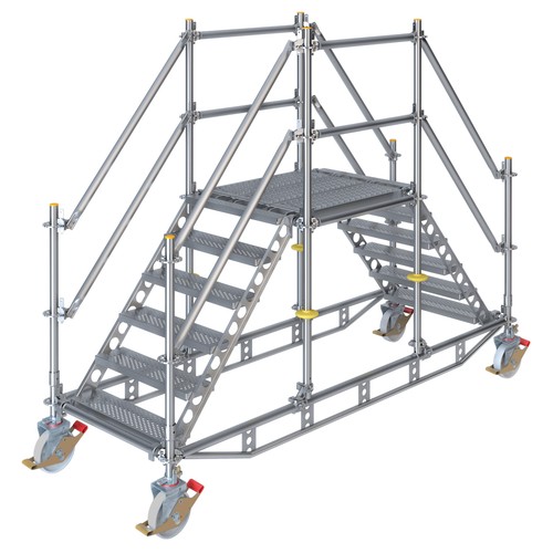 Fahrbare plattformtreppe - fahrbare,