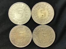 4x 5 DM 1951 D,F,G,J -