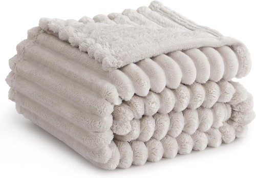 Kuscheldecke flauschig beige - flauschig,