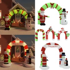 Aufblasbarer Weihnachtsbogen LED Beleuchtet Torbogen Weihnachten Figur Deko
