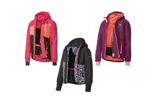 Crivit Mädchen Skijacke Schneejacke Wind und wasserdicht Reflektierend