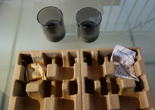 Blomus Calma Windlicht 2er Set Kerzenhalter Deko Steel Gray Smoke H 9.5 cm