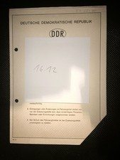 DDR Kfz Brief Traktor UTB SRR