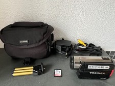 Toshiba Camileo H30 10MP Full-HD Camcorder HDMI 1080p Vlog Videokamera + 32GB SD