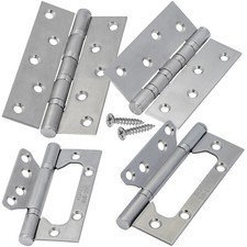 Edelstahl Scharniere 1 Paar 100 mm oder 125 mm TÜRSCHANIER Türband Beschlag