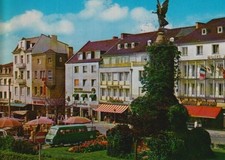 Siegburg - 60er J. - Markt, Kriegerdenkmal, VW-Bus, Cornelius Stüssgen