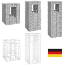 Gabione Gabionen Säule Pfosten Eisen Steinkorb Mauer Draht Gitter Verzinkt