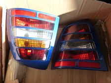 Rückleuchten Astra G Cabrio / Coupe blaue Blenden