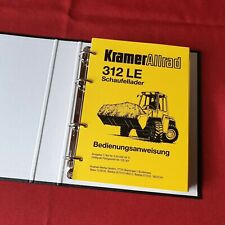 Für Radlader Kramer 312 LE, Motor Deutz F3L 912, Bedienungsanleitung, GEBRAUCHT