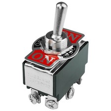 Kippschalter 2 polig Polwendeschalter Umpolschalter Rastend Ein-Aus-Ein