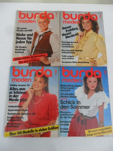 Burda moden 1 2 3 - x, 1/2/3/4