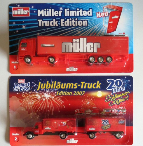 Werbetrucks müller 87 - werbetrucks, 1:87