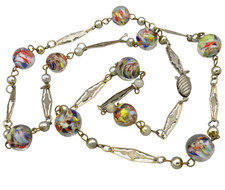 Art Deco Murano Glas Halskette