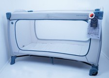 Hauck Reisebett Sleep N Play Go Plus (mit Rollen und seitlichem Einstieg) - Dust