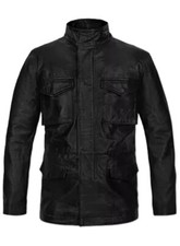 Herren Military M-65 Schwarz
