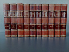 A. E. Brehms-Tierleben in 10 Bänden vollständig  HALBLEDER      1890-1893