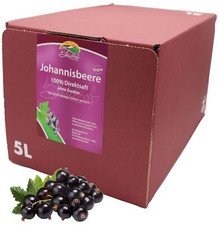 Bleichhof Schwarzer Johannisbeersaft – 100% Direktsaft, Bag-in-Box (1x 5l)