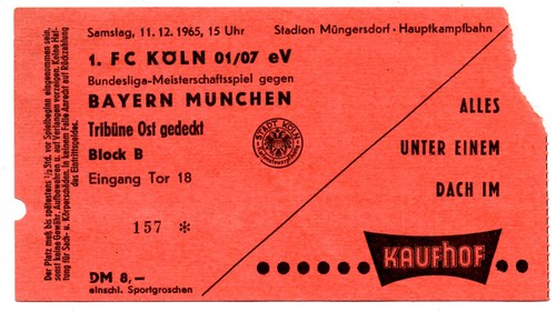 Ticket köln bayern - köln,