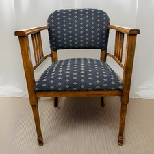 Armlehnstuhl Gropius Art Deco Büro Massivholz Polstersitz