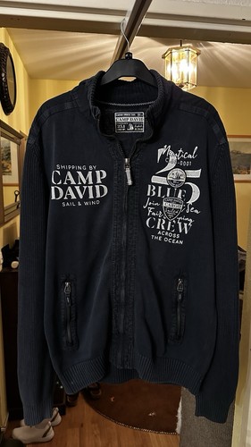 Camp david herren strickjacke - david,