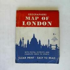 Geographers' Map of London with Postal Districts and complete Index to Streets. 