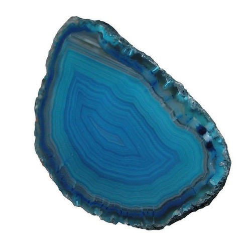 Achat petrol blau hälfte - achat,