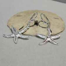 Seestern Ohrringe Maritimer Schmuck Meer Strandgut seastar Sterlingsilber 925/-