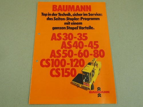 Prospekt baumann stapler - baumann,
