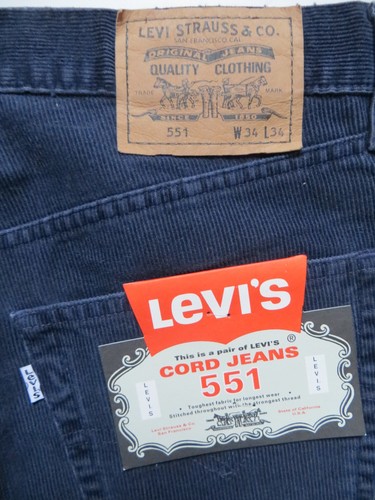 Levi 501 551 cord jeans - cord,