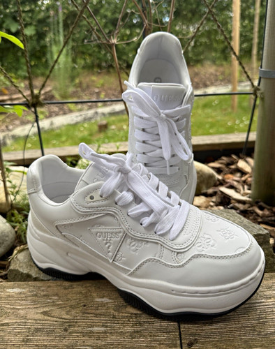 Guess low top sneaker - weiß, eu