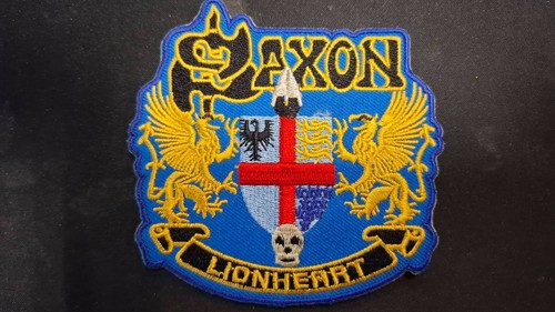 Saxon lionheart patch - lionheart, woven