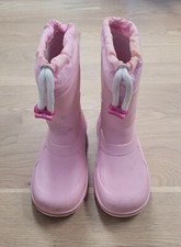 GUMMISTIEFEL REGENSTIEFEL  ★ EUR Gr. 22 ★ feste Stiefel ★ rosa ★ PERIN Italy