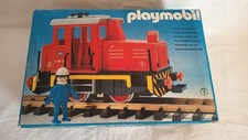 PLAYMOBIL 4050 Lok Diesellok Lokomotive in OVP Box Eisenbahn Spur G Zug