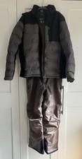 Crivit Skianzug 2-tlg. Skihose + Skijacke Gr.50/52 Grau/ Schwarz