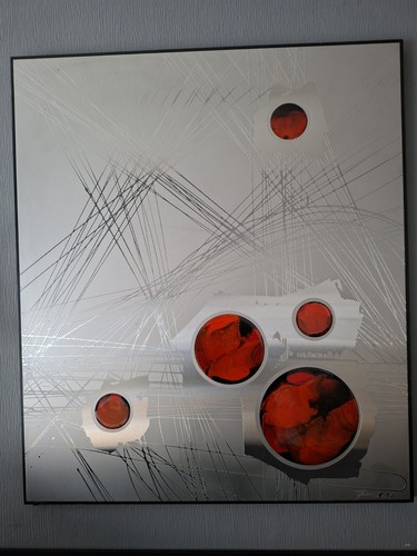 Bild metallbild unikat - bild,