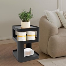 Schwarz Moderner Beistelltisch