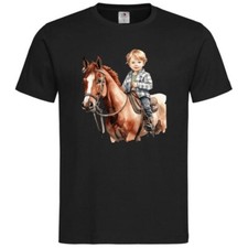T-Shirt Pferde Reiten Pferd