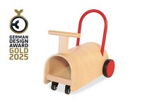 2.Wahl Retourware - Lauflernwagen und Rutscher Enzo, natur/rot