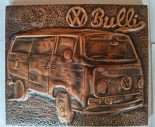 Kupfertreibarbeit bulli - kupfertreibarbeit, vw