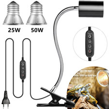 Schildkröten Wärmelampe Reptilien Terrarium Lampe UVA UVB 25+50W Heizlicht 180 ℃