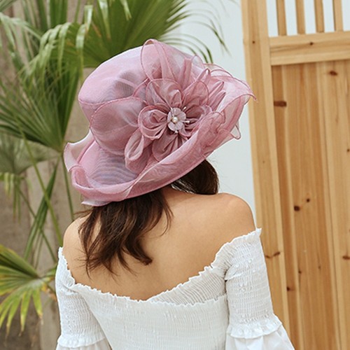 Organza sonnenhut damen - sonnenhut,