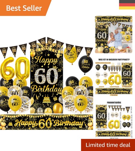 Deko geburtstag mann - 60, frau