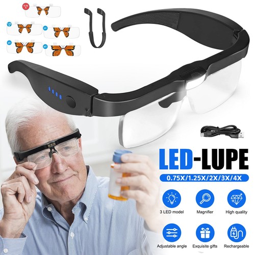 Led stirnlupe kopflupe - led,