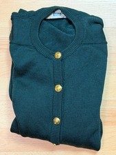 dunkelgrüne Damenstrickjacke