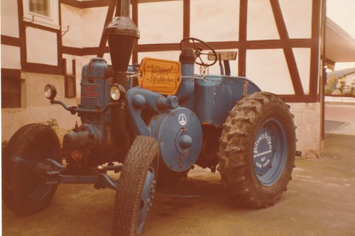 Foto trecker traktor lanz - trecker,