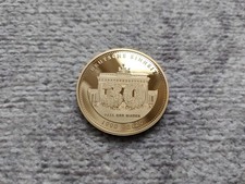 "Fall der Berliner Mauer" - 70 Jahre BRD - PP - vergoldet