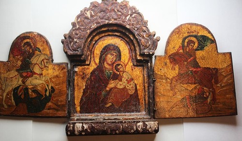 Triptychon griechenland um - griechenland,,