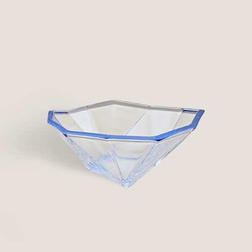 Art deco glas obstschale - art,