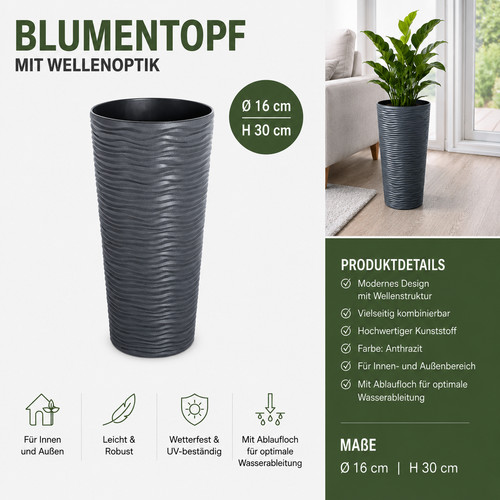 Kmnd blumentopf anthrazit - kmnd,